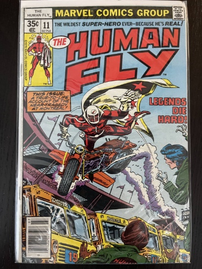 The Human Fly Comic #9 Marvel 35 Cents Bronze Age 1978 Legends Die Hard Bill Mantlo