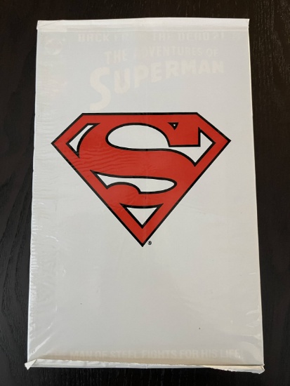 Adventures of Superman Comic #500 DC Comics in Polybag Still Sealed With Trading Card