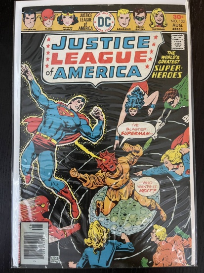 Justice League of America Comic #133 DC Comics 30 Cents Bronze Age 1976 Ernie Chan