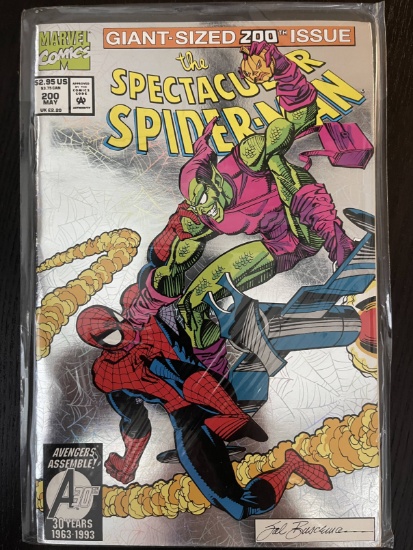Spectacular SPider-Man Comic #200 Marvel 1989 KEY Death of Green Goblin, Harry Osborn Sal Buscema