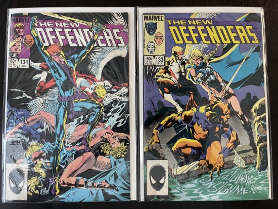 2 New Defender Comics #133-134 Marvel Demon Beast Iceman
