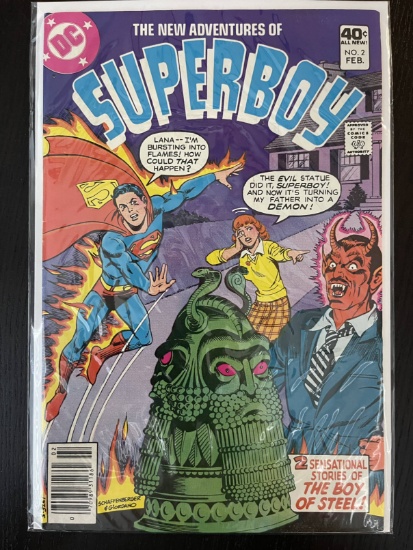 Adventures of Superboy Comic #2 DC Comics 40 Cents Bronze Age 1980 Dick Giordano