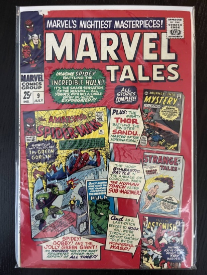Marvel Tales Comic #9 Silver Age 1967 Spider-Man 25 Cents