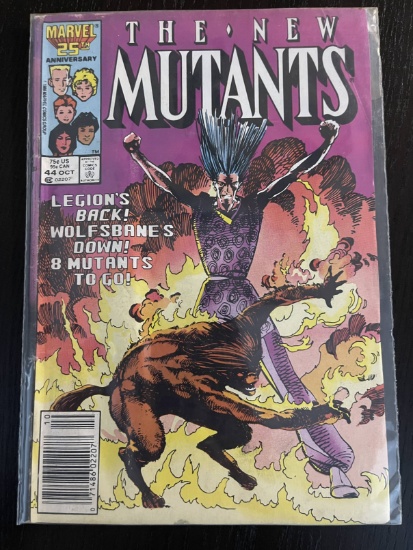 New Mutants Comic #44 Marvel Legions Back 1986 Copper Age Chris Claremont