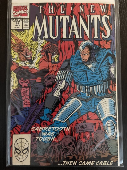 New Mutants Comic #91 Marvel Key 1st appearance of Hump and his brother, Brute, Morlocks