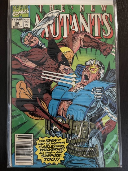 New Mutants Comics #93 Marvel Todd McFarlane Rob Liefeld Louise Simonson Cable Mutant Liberation Fro