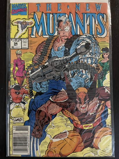 New Mutants Comics #94 Marvel Wolverine Rob Liefeld Louise Simonson Cable Mutant Liberation Front