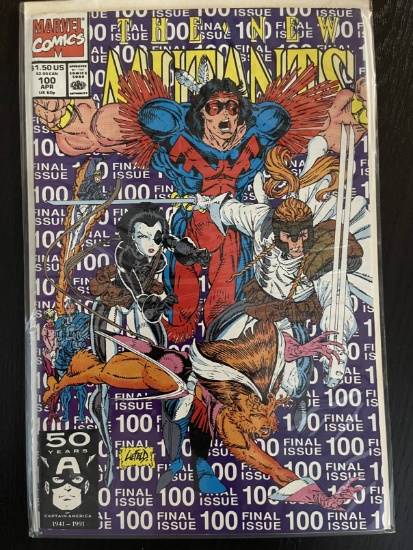 New Mutants Comics #100 Marvel Final Issue Key 1st Team Appearance of X-Force, Stryfe is Revealed to