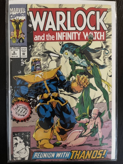 Warlock and the Infinity Watch Comic #8 Marvel Infinity War Crossover THANOS Jim Starlin Magus