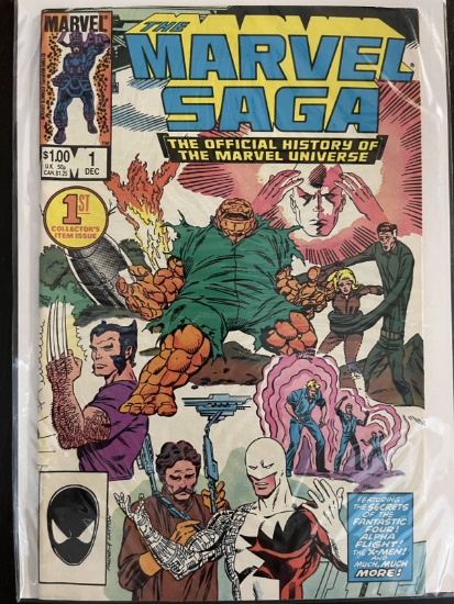 Marvel Saga Comic #1 Key Reprinted Excerpts From Major Moments in Marvel History 1985 Bronze Age