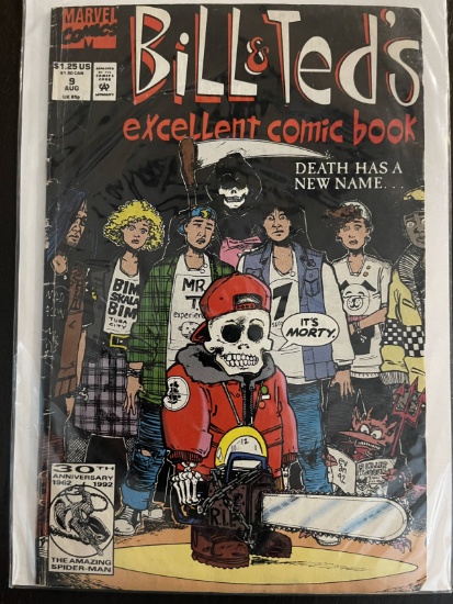 Bill & Teds Excellent Comic Book #9 Marvel 1992