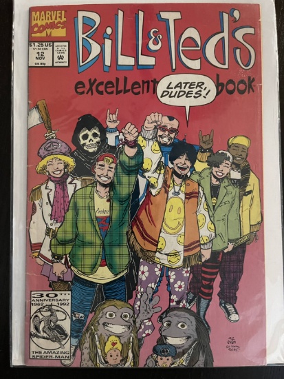 Bill & Teds Excellent Comic Book #12 Marvel 1992 Key Last Issue