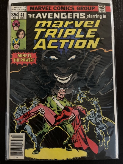 Marvel Triple Action Comic #41 The Avengers 35 Cents Bronze Age 1978 John Buscema Roy Thomas Reprint