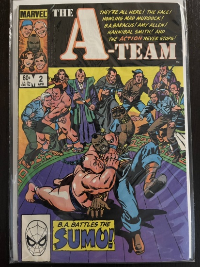 The A-Team Comic #2 Marvel 60 Cents TV Show 1984 Bronze Age Jim Mooney Joe Giella