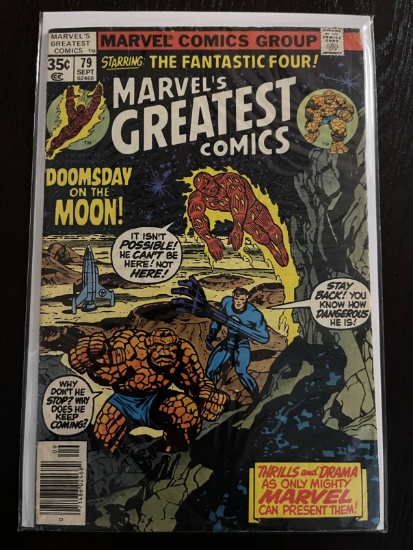 Marvels Greatest Comics #79 Fantastic Four 35 Cents Bronze Age 1978 Jack Kirby Stan Lee Reprints
