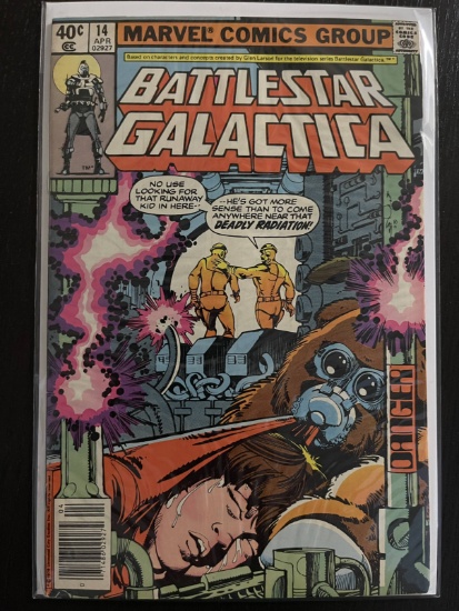 Battlestar Galactica Comic #14 Marvel 40 Cents Bronze Age 1980 Walt Simonson