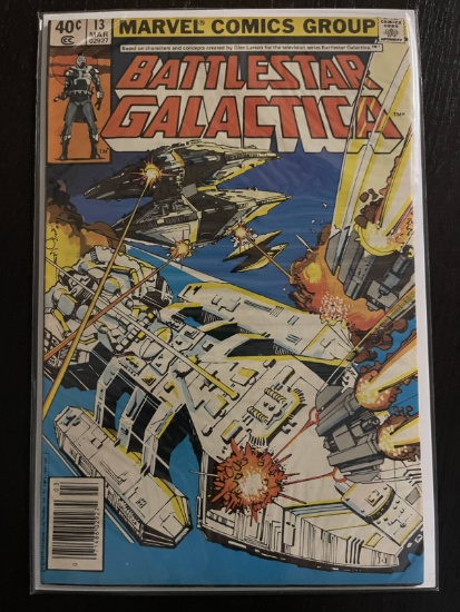 Battlestar Galactica Comic #13 Marvel 40 Cents Bronze Age 1980 Walt Simonson