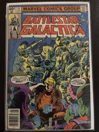 Battlestar Galactica Comic #11 Marvel 40 Cents Bronze Age 1980 Walt Simonson