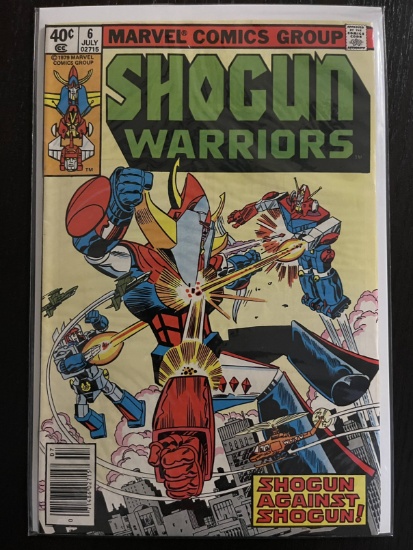 Shogun Warriors Comic #6 Marvel 40 Cents 1979 Bronze Age Dan Green Herb Trimpe
