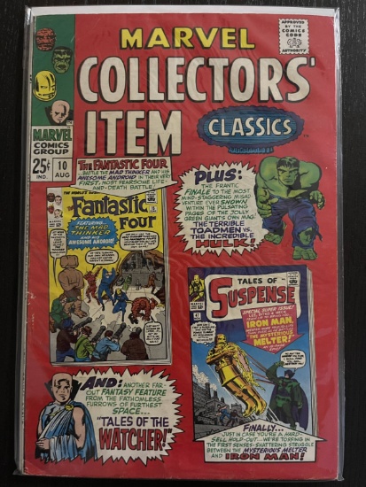 Marvel Collectors Item Classics #10 Fantastic Four Tales of Suspense Reprints 1967 Silver Age Stan L