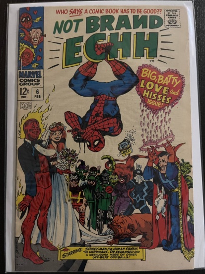 Not Brand ECHH Comic #6 Marvel 1968 Silver Age Stan Lee Jack Kirby Originals Parody Themselves Spide