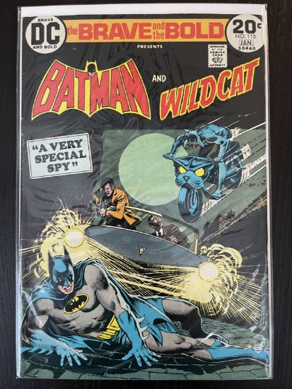 Brave and the Bold Comic #110 DC Comics #110 Batman and Wildcat  20 Cents Bronze Age 1974