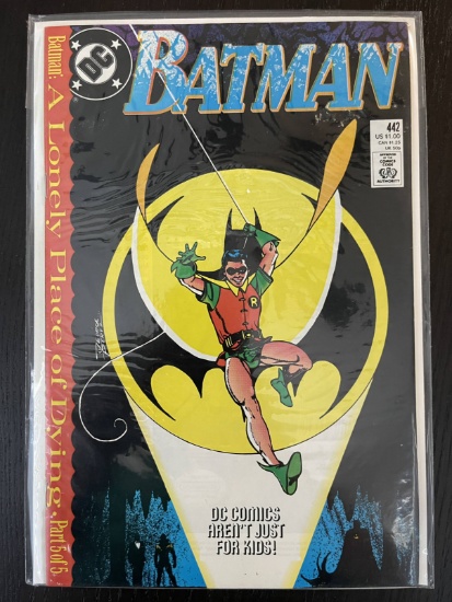 Batman Comic #442 DC Comics 1989 Key 1st Appearance of Tim Drake in Classic Robin Costume