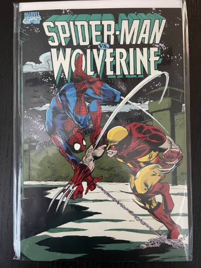 Spider-Man VS Wolverine Trade Paperback Book Graphic Novel Marvel 1990 Second Edition