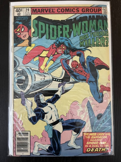 Spider-Woman Comic #29 Marvel 40 Cents 1980 Bronze Age Spider-Man Ernie Chan John Romita Jr