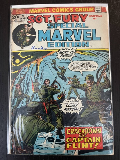 Marvel Special Edition Comic #9 SGT FURY 20 Cents 1973 Bronze Age Captain Flint Dick Ayers