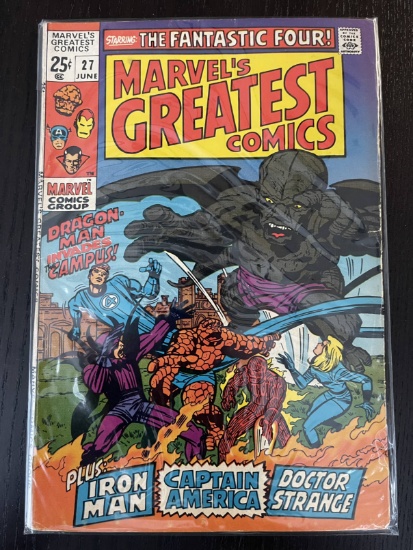Marvels Greatest Comics #27 Bronze Age 25 Cents 1970 Jack Kirby Stan Lee Steve Ditko