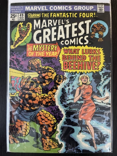 Marvels Greatest Comics #49 Bronze Age 25 Cents 1974 Jack Kirby Stan Lee Giant Size Reprints