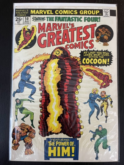 Marvels Greatest Comics #50 Bronze Age 25 Cents 1974 Jack Kirby Stan Lee Giant Size Reprints