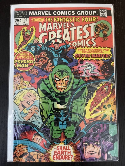 Marvels Greatest Comics #59 Bronze Age 25 Cents 1975 Jack Kirby Stan Lee Giant Size Reprints
