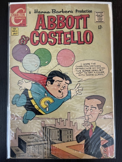 Abbott & Costello Comic #3 Charlton Comics 12 Cents Silver Age Hanna Barbera 1968