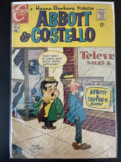 Abbott & Costello Comic #6 Charlton Comics 12 Cents Silver Age Hanna Barbera 1969
