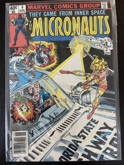 Micronauts Comic #6 Marvel 40 Cents 1979 Bronze Age