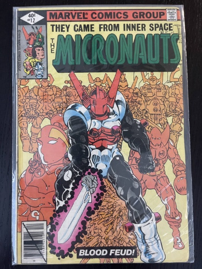 Micronauts Comic #12 Marvel 40 Cents 1979 Bronze Age