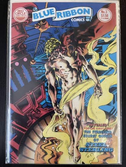Blue Ribbon Comics #3 Red Circle 150 Cents 1983 Bronze Age Steel Stirling Alan Weiss