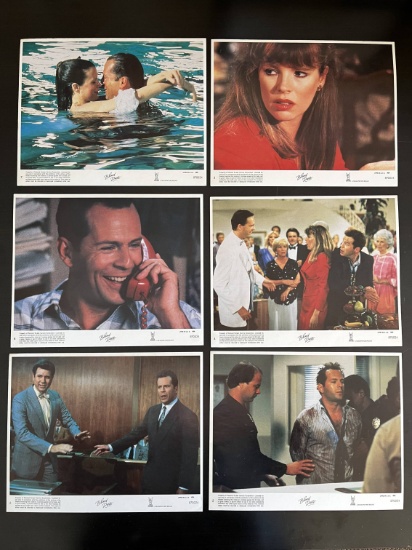 7 Mini Lobby Cards Blake Edwards Blind Date Bruce Willis Kim Basinger 1987 Tri-Star Picture John Lar