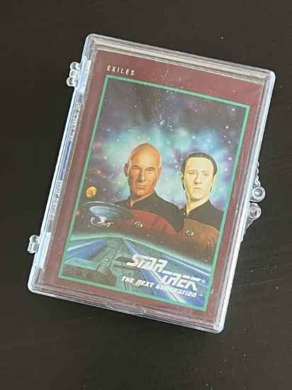 Star Trek The Next Generation Full Card Set 1991 Impel in Plastic Box 80 Cards