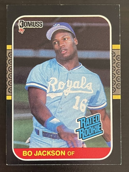 Bo Jackson 1987 Donruss Rated Rookie MLB Baseball Card #35