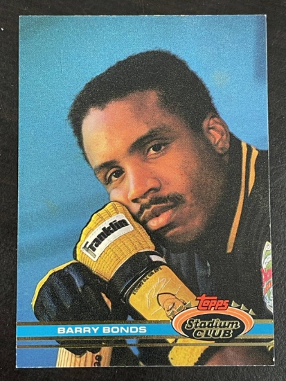 Barry Bonds 1991 Topps Stadium Club #220 Pirates Baseball Sports Trading Card Rookie Card