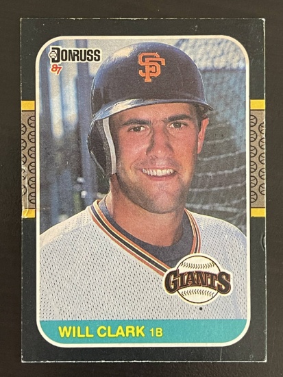 Will Clark 1986 Leaf Donruss #66 Giants Sports Trading Baseball Card Rookie Card