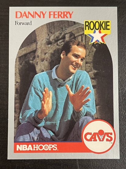 Danny Ferry 1990 NBA Hoops Rookie Card #336 CAVS NBA Basketball