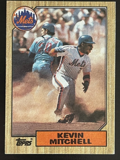Kevin Mitchell 1987 Topps #653 Mets Sports Trading Card Baseball
