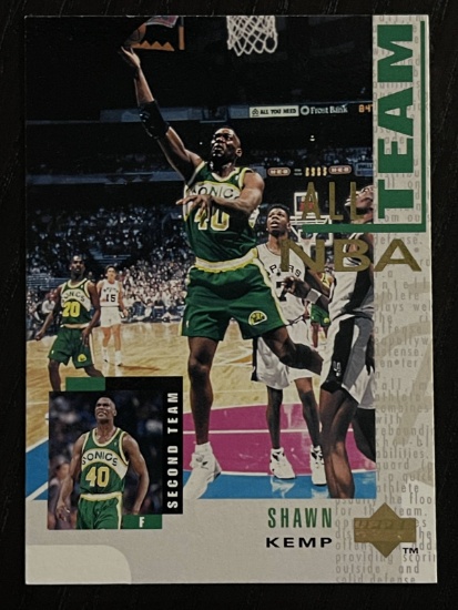 Shawn Kemp 1994 All NBA Team Card #16 Upper Deck