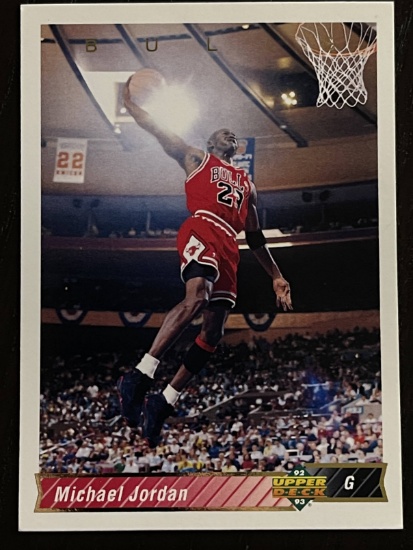 Michael Jordan 1992 Upper Deck Chicago Bulls #23 NBA Basketball