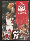 The 1992 NBA Finals Chicago Bulls Basketball Trading Card Skybox 1992 Card #314 MVP Michael Jordan