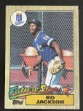Bo Jackson 1987 Topps #170 Royals Baseball Sports Trading Card Rookie Card